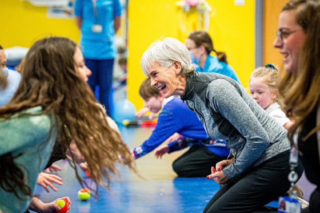 Judy Murray OBE visiting RACH